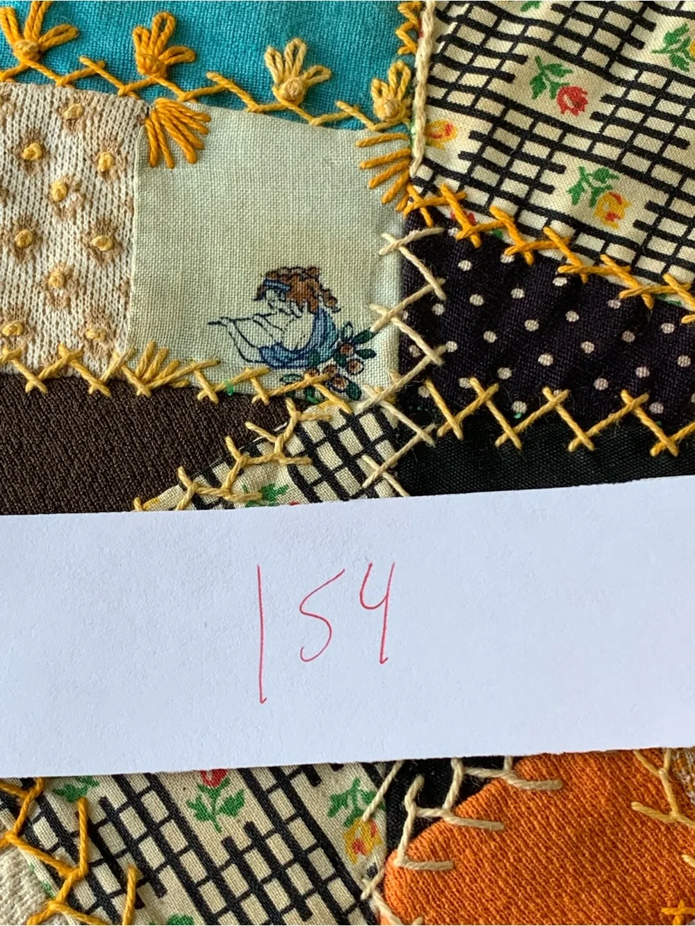 Antique Crazy Quilt Throw Pillow Handmade Patchwork Victorian